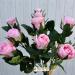 Rose artificiali rosa