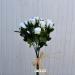 Rose artificiali bianche