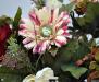 Bouquet fiori artificiali gerbera country rosso