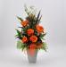 Bouquet fiori artificiali Bali arancio
