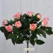 Bouquet fiori artificiali rose paris rosa