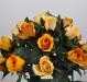 P Bouquet fiori artificiali rose lady mary giallo