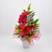 Bouquet fiori artificiali Fresh rosso