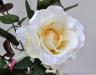Fiore artificiale Rosa margaret bianca