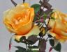 Fiore artificiale Rosa margaret giallo