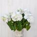 Fiore artificiale Ortensia bianca