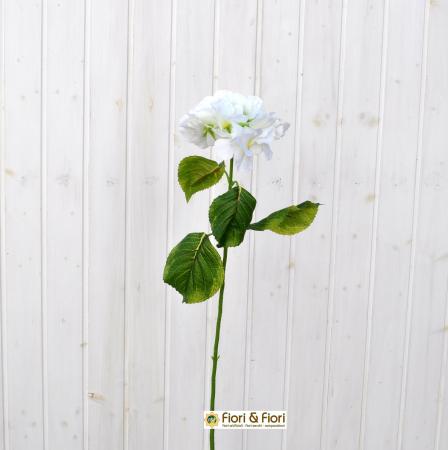 Fiore artificiale Ortensia bianca
