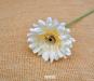 fiore artificiale gerbera bianca