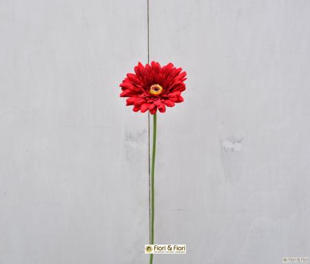 Fiore artificiale Gerbera rossa
