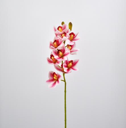 Fiore artificiale Orchidea Cymbidium elegant rosa