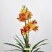 Orchidea cymbidium artificiale arancio
