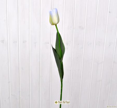 Fiore artificiale tulipano bianco