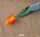 P.Fiore artificiale tulipano arancio