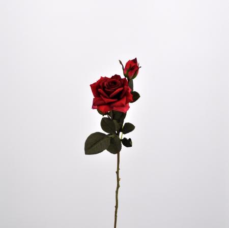 Rosa artificiale gold rossa