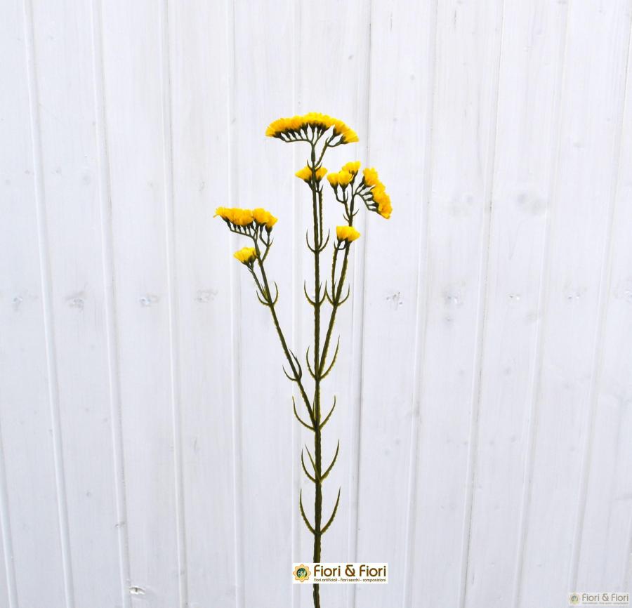 Fiore artificiale di Statice giallo