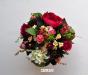 Composizione di fiori artificiali Romantik fucsia