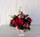 Composizione di fiori artificiali Romantik fucsia