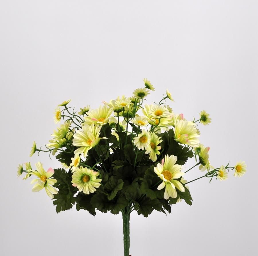 120 Fiori Artificiali Margherita Multicolore – Teste Di Fiore In Plastica Per Decorazioni Fai Da Te, Matrimoni, Centrotavola – Con Stelo Cavo - 4
