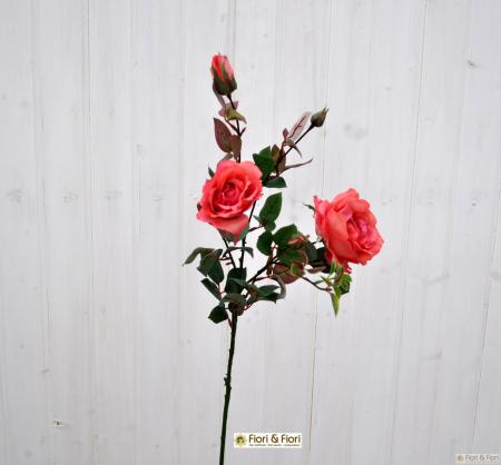 Fiore artificiale Rosa Margaret Fucsia