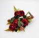 Bouquet di fiori artificiali Rosa Tea rosso