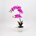 Pianta artificiale Orchidea Phalaenopsis Doris rosa