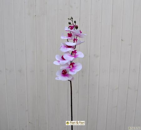 Fiore artificiale Phalaenopsis real touch fucsia