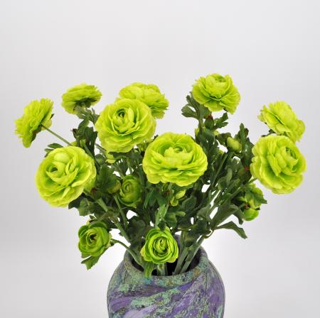 Ramo ranuncolo poliestere - Fiori Artificiali