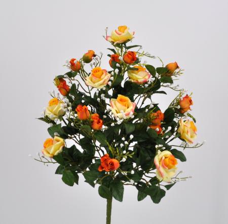 Bouquet fiori artificiali Armony arancio