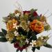 Bouquet fiori artificiali Rose country arancio