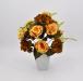 Bouquet fiori artificiali Rose country giallo