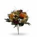 Bouquet fiori artificiali Rose country arancio