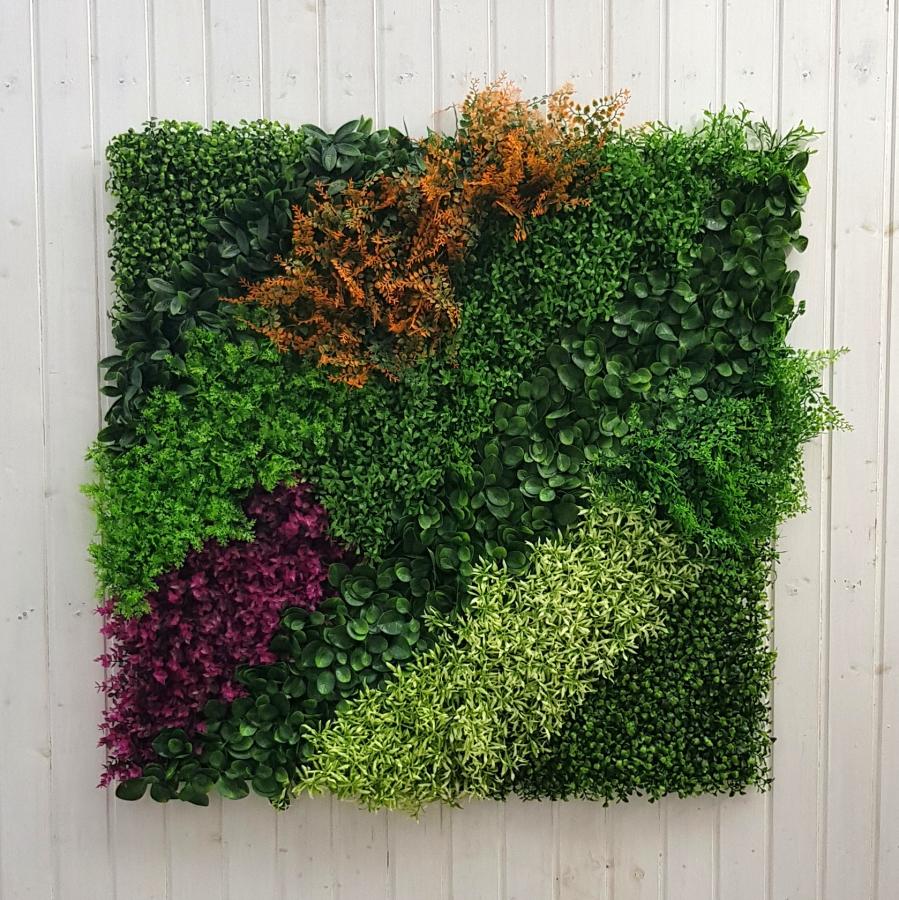 Siepe Artificiale Per Parete 4 Pezzi – Pannelli In Plastica Con Protezione UV Per Esterno - 2