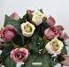 P Bouquet fiori artificiali rose lady mary fucsia