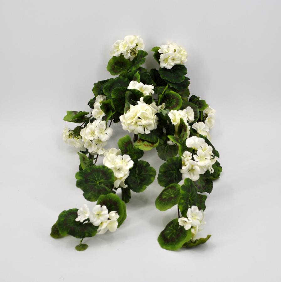 Set di 8 gerani artificiali, resistenti ai raggi UV, per decorazioni esterne, giardino, balcone, cortile, veranda, primavera-estate, rossi | Leroy Merlin