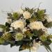 Bouquet fiori artificiali Rose country bianco