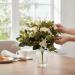 Bouquet fiori artificiali Rose country bianco