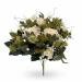 Bouquet fiori artificiali Rose country bianco