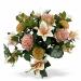Bouquet fiori artificiali Josèphine salmone