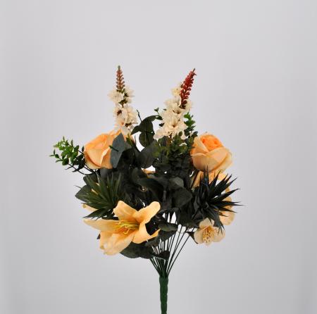 Bouquet fiori artificiali Josèphine giallo