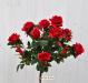 Bouquet rosa artificiale garden rosso