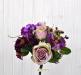 bouquet fiori artificiali primavera viola