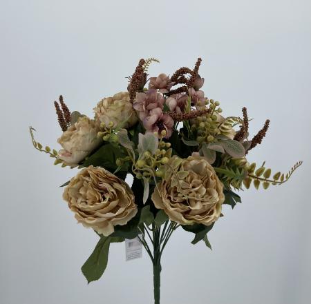Bouquet fiori artificiali Country bianco