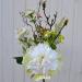 Fiori artificiali peonia bianco