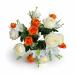 Bouquet fiori artificiali Angelica arancio