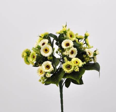 Bouquet fiori artificiali Angelica bianco