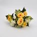 Bouquet fiori artificiali Rosanna crema