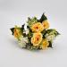 Bouquet fiori artificiali Rosanna crema