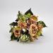 Bouquet fiori artificiali Rosanna salmone