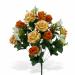 Bouquet fiori artificiali Rosanna arancio