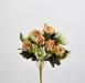 Bouquet fiori artificiali Rosanna salmone